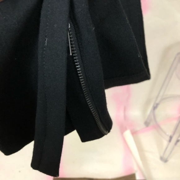 AllSaints Alloy Trouser Moto Zipper Flat Front Qui - Picture 5 of 8